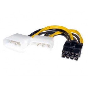 4 pin Molex to 8 pin PCI E Express Video Card Graphic Card Power Adapter Cable