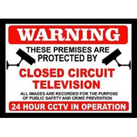CCTV SIGN BOARD