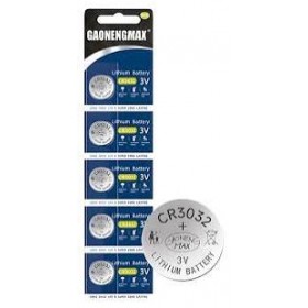 Cr2032 3V Lithium Primary Button Cell Battery 5 Pack