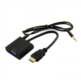 HDMI TO VGA ADAPTOR WITH AUDIO