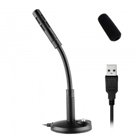 USB Microphone, Microphone for Computer Desktop Laptop Notebook Plug & Play for Recording, Gaming, broadcasting, Online Chatting 
