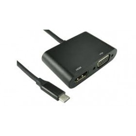 USB-C to 4K HDMI/ VGA Video Adapter