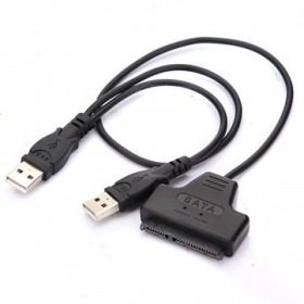 USB 2.0 to SATA Cable Adapter for 2.5" HDD/SSD Drive