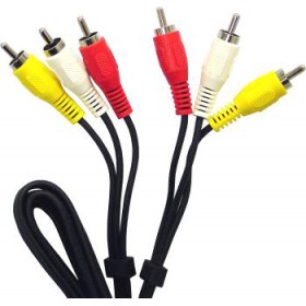 3 RCA MALE TO MALE 5M                       