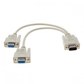 VGA Y SPLITTER CABLE 23 CM          